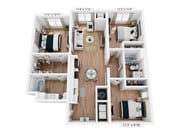 C2 | 3x2 | 1,190 sq ft