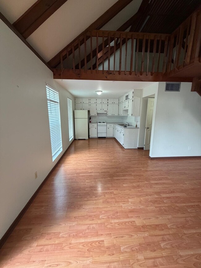 Dining area and kitchen