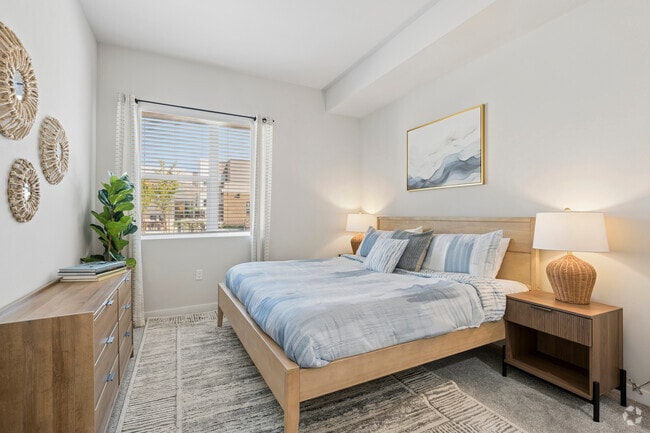 Model D 2BR, 1BA - 860SF - Primary Bedroom