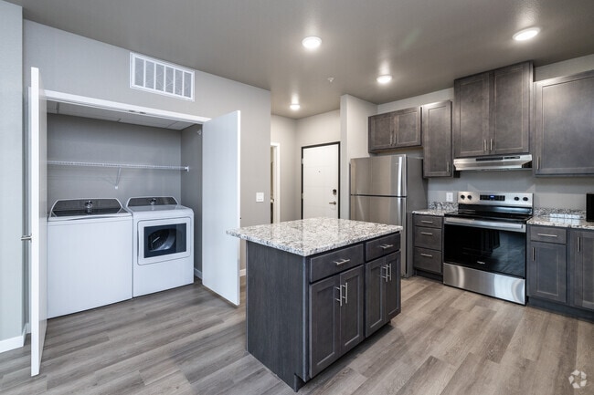 1BR, 1BA - 614SF - Laundry/Kitchen