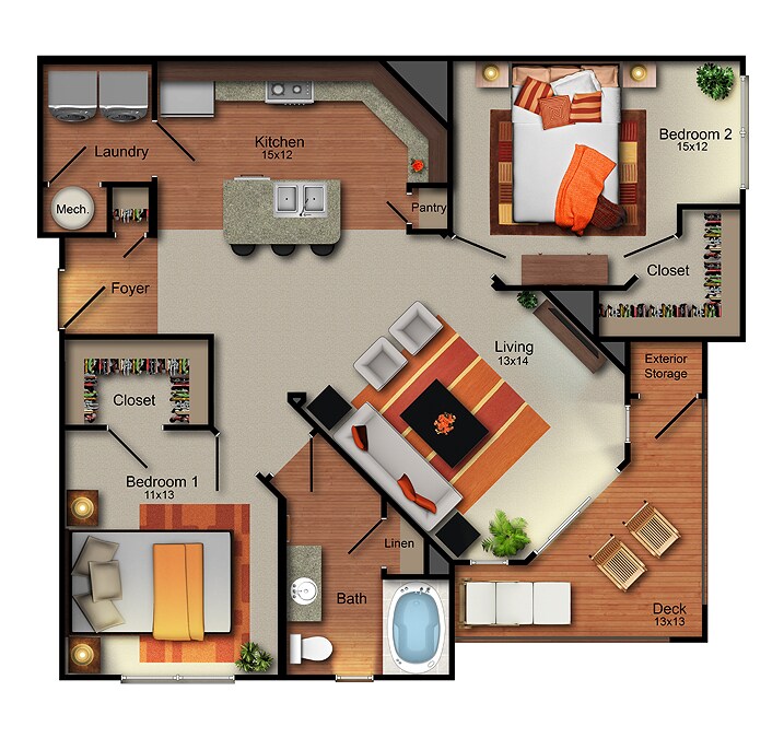 Floor Plan - Escher