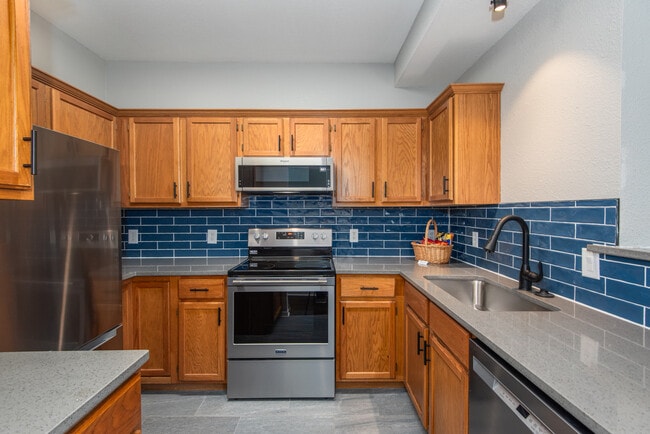 Renovated Kitchen - Melrose Court Apartments