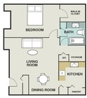 1BR/1BA