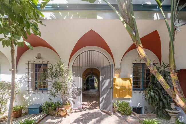 Entrance to Units