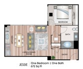 672 Sq Ft