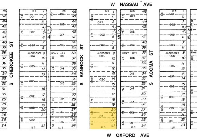 Plat Map - Hawthorne Plaza Apartments