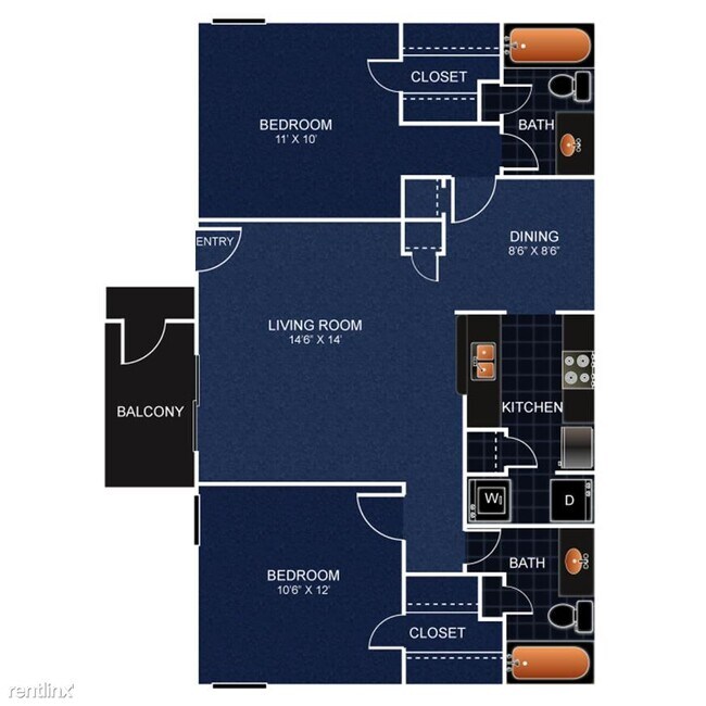 Photo - 2 br, 2 bath Condo - 1111 W Main St Flat  ...