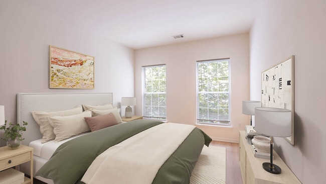 Bedroom with Hard Surface Flooring