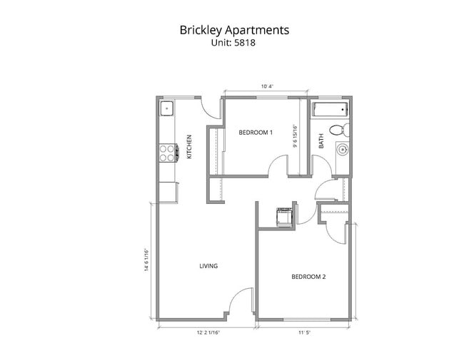 Photo - Spacious 2BR Home – Private Entry, In-Unit Washer & Dryer, Quartz Finishes & Pet Friendly Living ... Unit 5818