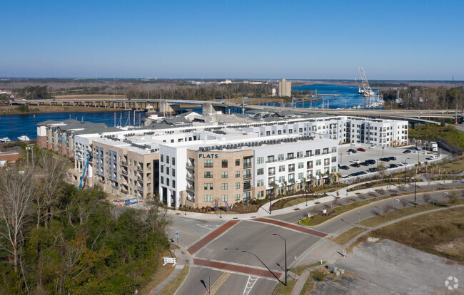 Aerial - Flats on Front Rental