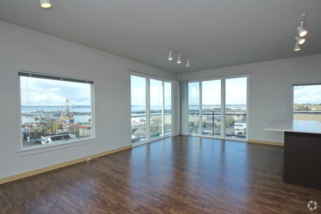 2 BR-Living Room - The Waterline