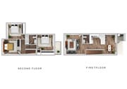 3 habitaciones, 1,5 baños