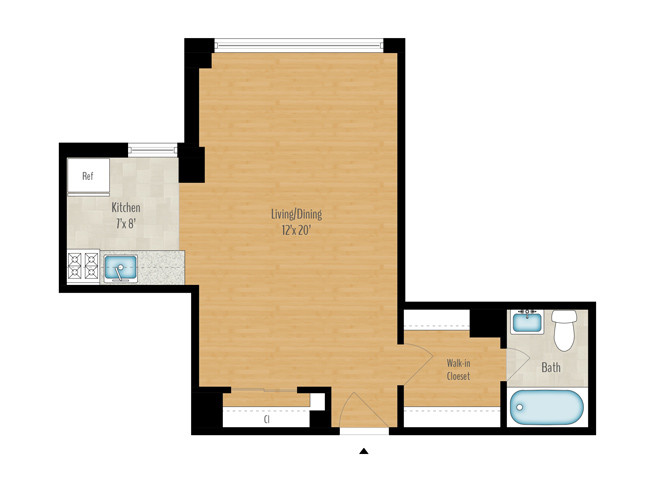 Floor Plan - Studio