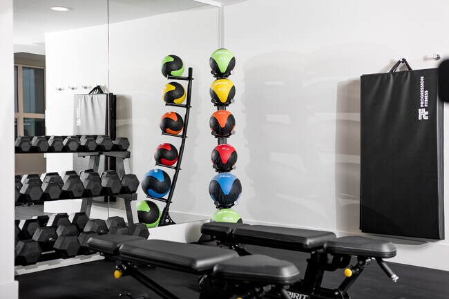 Fitness Center with free weights - 500 Asher