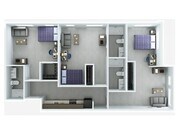 3 Bedroom 3 Bath End
