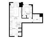 MA14 | 1 Bed | 1 Bath floor plan Verra