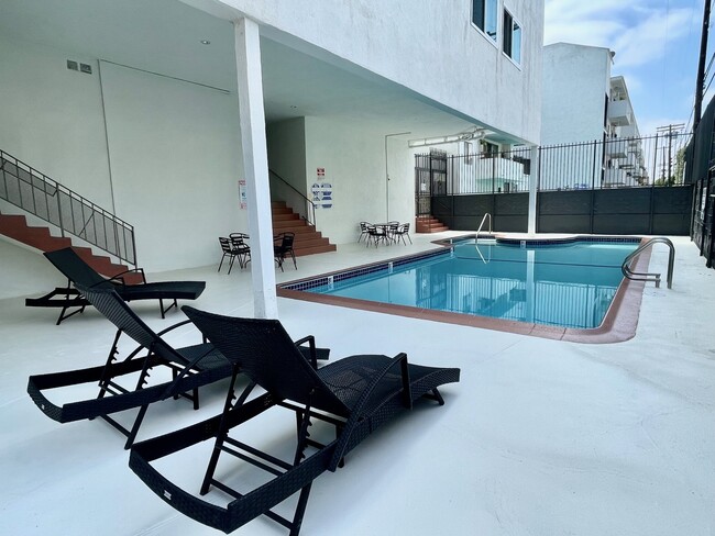 Pool area view - St. Andrews Place Apartments