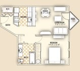1BR/1BA