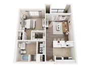 A floor plan 4001 Midtown