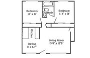 2BR/1BA