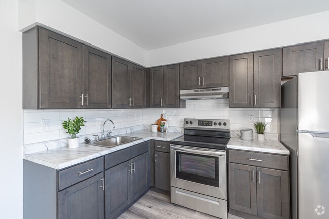 2HAB, 1BA - 840SF - Cocina - Meadowview Apartments