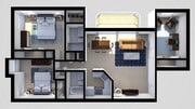 Two bedroom with den