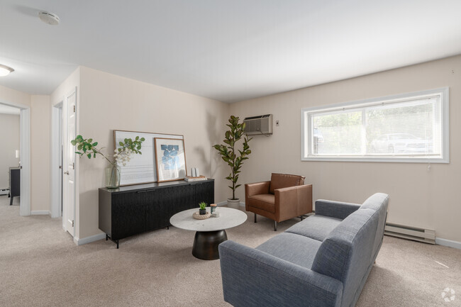 2BR, 1BA - 745SF - Living Room - Norris Hills Apartments