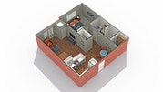 Isles | 1-Bedroom Floorplan