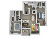 Dakota 3D Floorplan Image