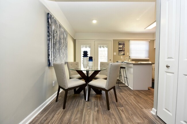 Dining Room + Hardwood Style Flooring - Roxbury