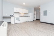 Studio, 1BA - 376 SF - Living Area & Kitchen