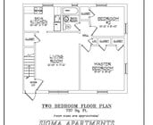 2BR/1BA