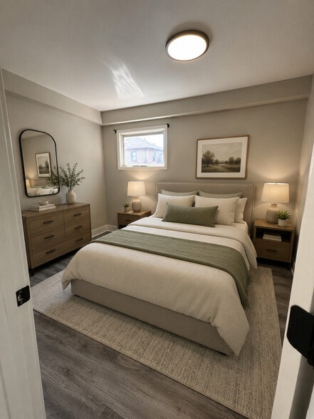 *Furniture shown in photos is for staging and demonstration purposes only