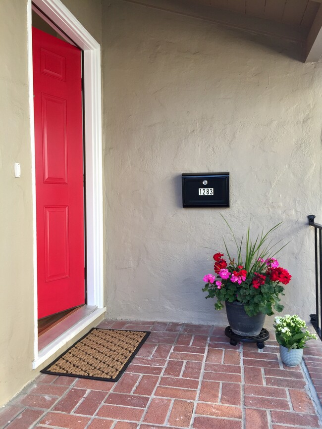 Front Door - 1283 El Camino Real Townhome