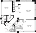 CO-D_2Bed_2Bath_1330 pies cuadrados