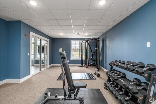 Fitness Center - The Residences at LeMoyne Manor