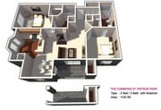 2 BED / 2 BATH with Solarium