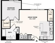 1BR/1BA