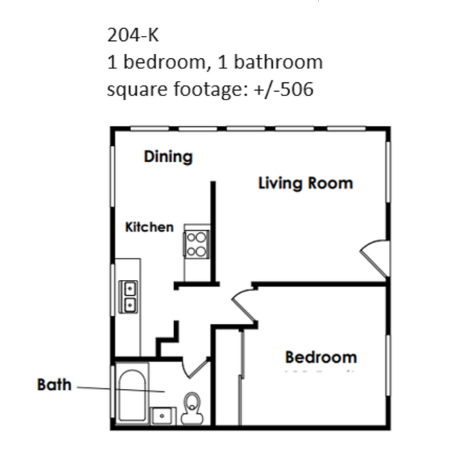 Photo - 204 E Broadway Apartamentos Unidad K