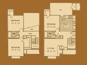 3 habitaciones/2 baños