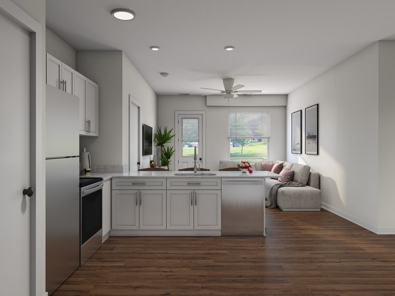 3BR, 2BA 2nd fl.- 1,110SF - Kitchen