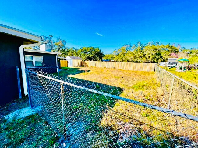 Back yard - 1817 Demastus Ln