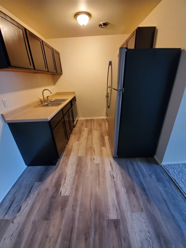 Kitchen with New Flooring and Appliances