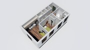 Donkey - One Bedroom Floor Plan