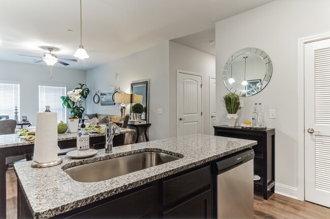 Kitchen into Living Area