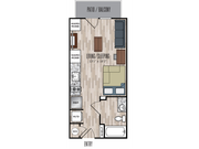 S1: Studio | 1BA | 360 SF