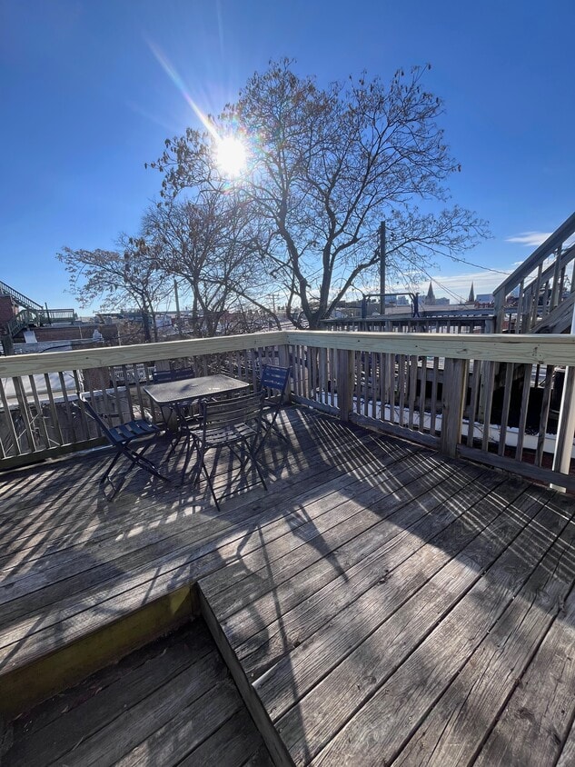 Deck off third floor - 2135 E Fairmount Ave (Baltimore, MD)