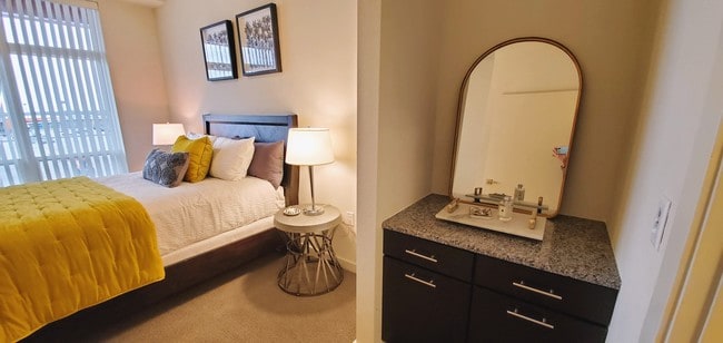 built-in vanity