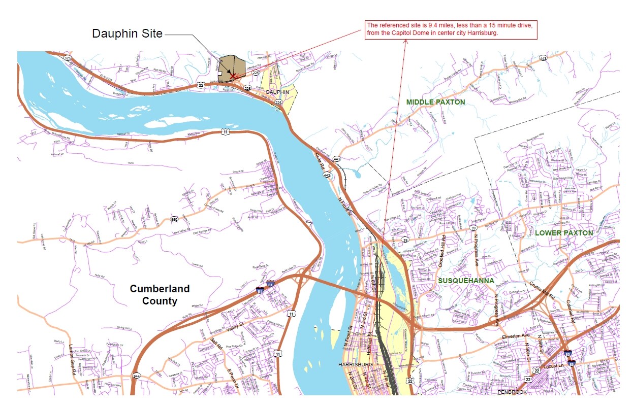 Location Map with Reference Note - The Summit at River View