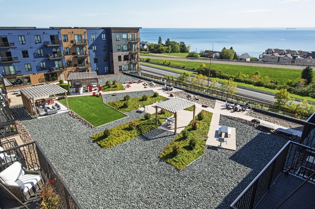 4,800 SF Amenity Deck overlooking Lake Superior - ENDI